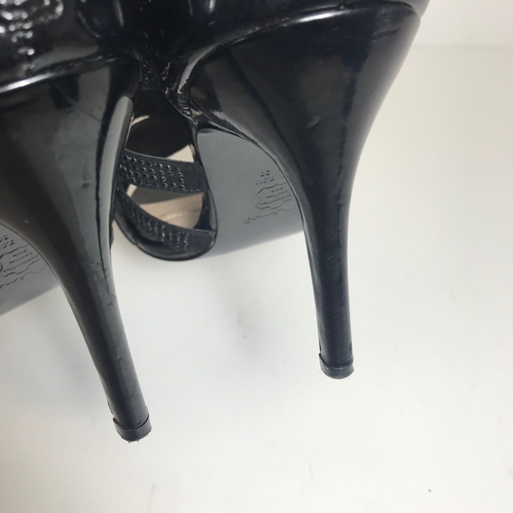 Nina Rhinestone gladiator open toes shoes. - Picture 5 of 9